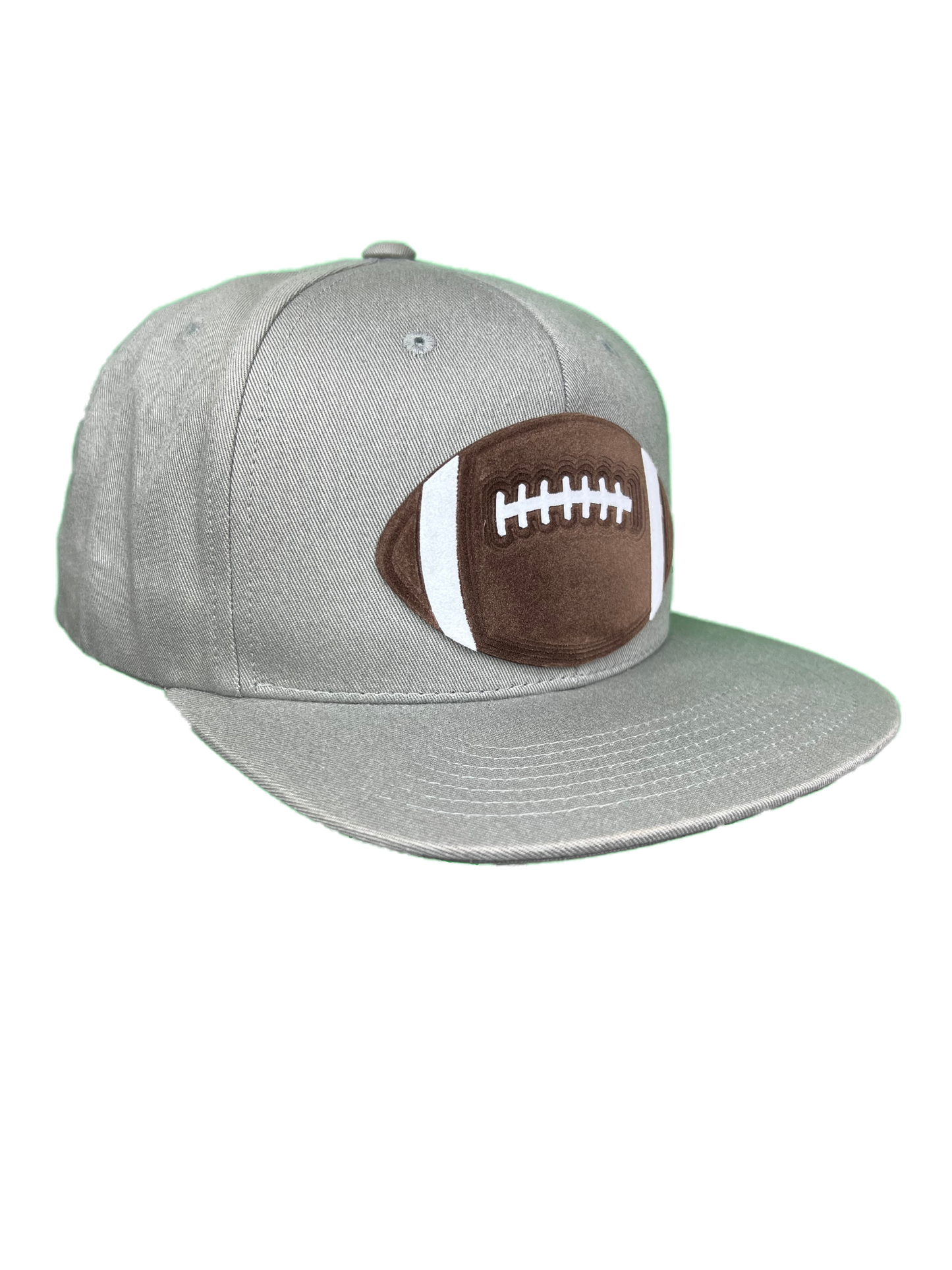 Football - 3D Effect - Silver Hat - SnapBack