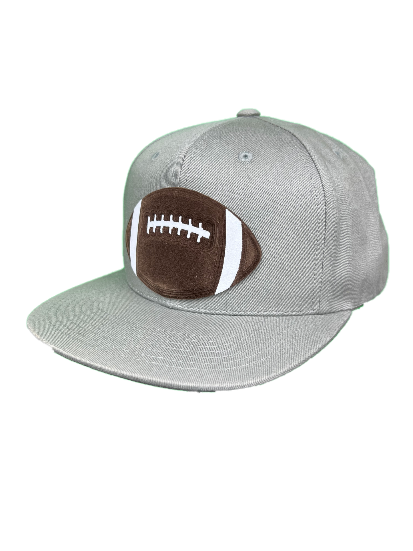 Football - 3D Effect - Silver Hat - SnapBack