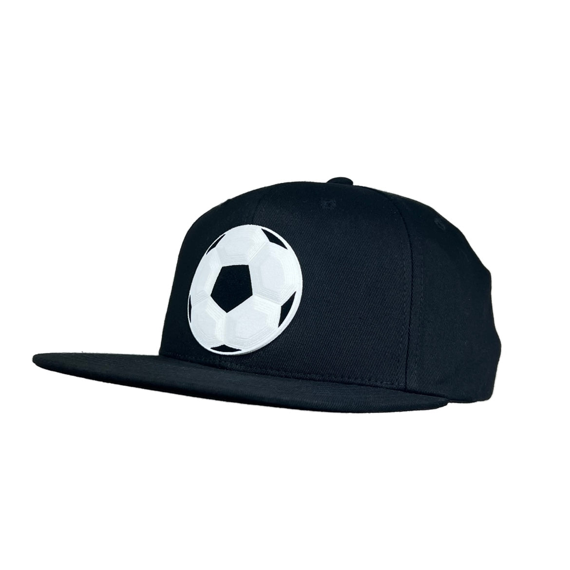 Soccer Ball - 3D Effect - SnapBack - Black Hat