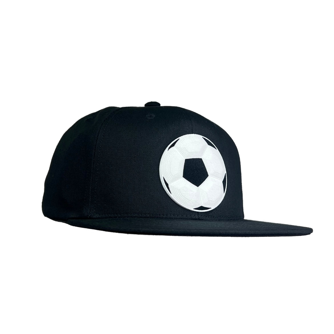 Soccer Ball - 3D Effect - SnapBack - Black Hat