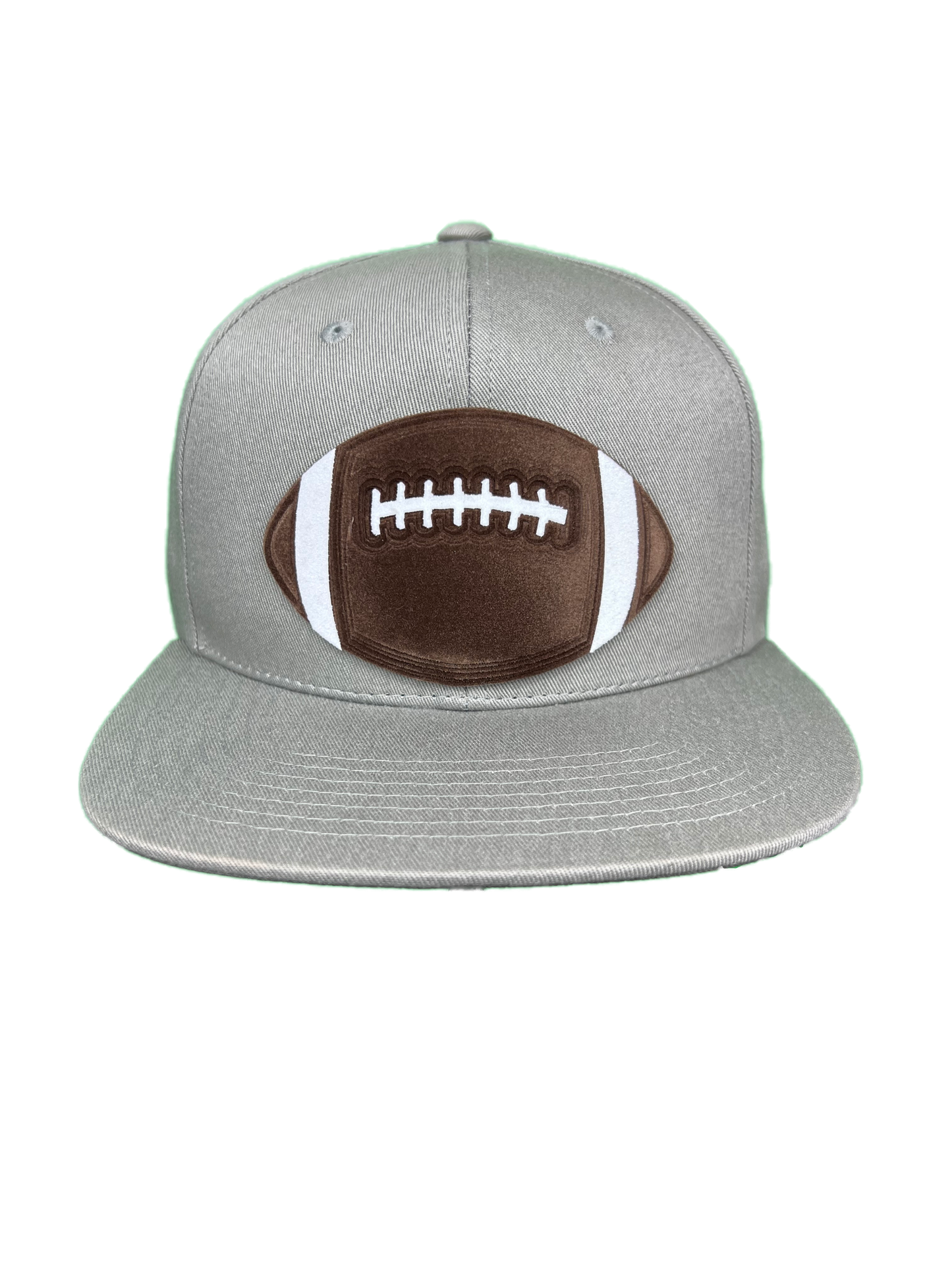 Football - 3D Effect - Silver Hat - SnapBack